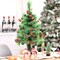 Costway Set of 2 Pre-lit Christmas Trees 24in Battery Powered Pathway Outdoor Decoration